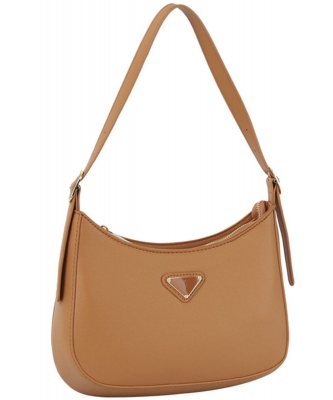 Smooth Chic Curve Shoulder Bag DXV-0202-MW LIGHT BROWN